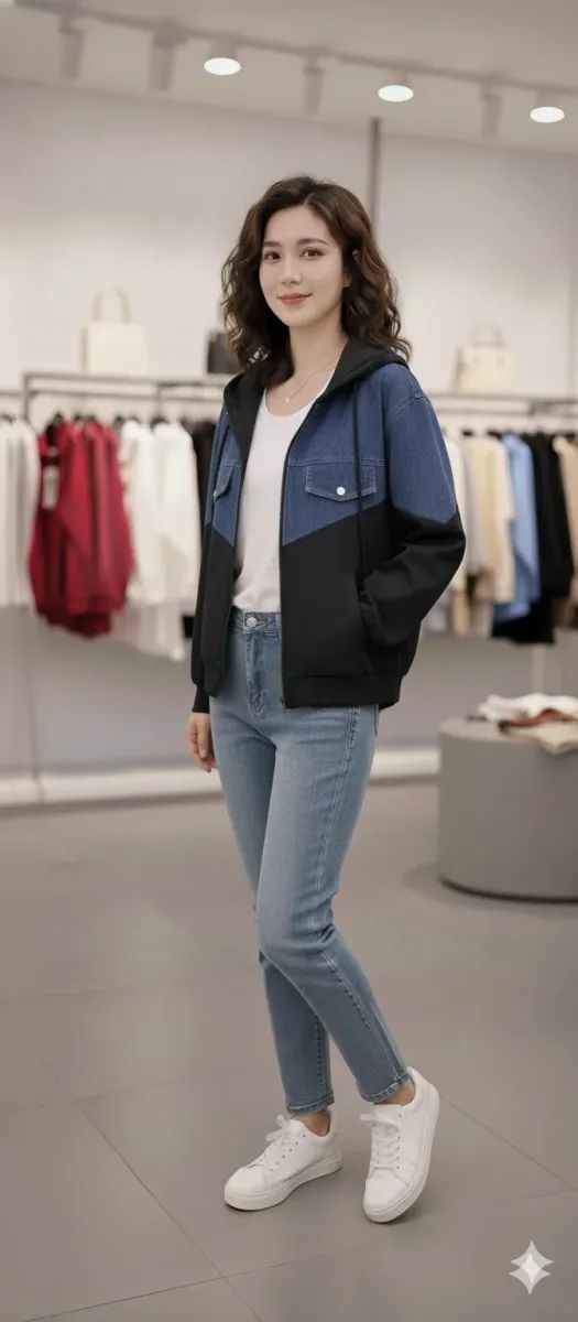 Ladies Stylish Denim Jacket - View 3