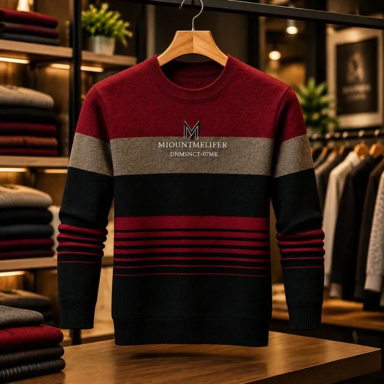 Winter Stylish Placket Button Sweatshirt - View 6